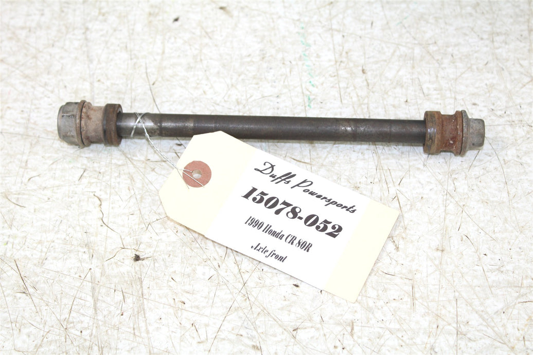 1990 Honda CR 80R Front Axle Nut Wheel Spacers 15078