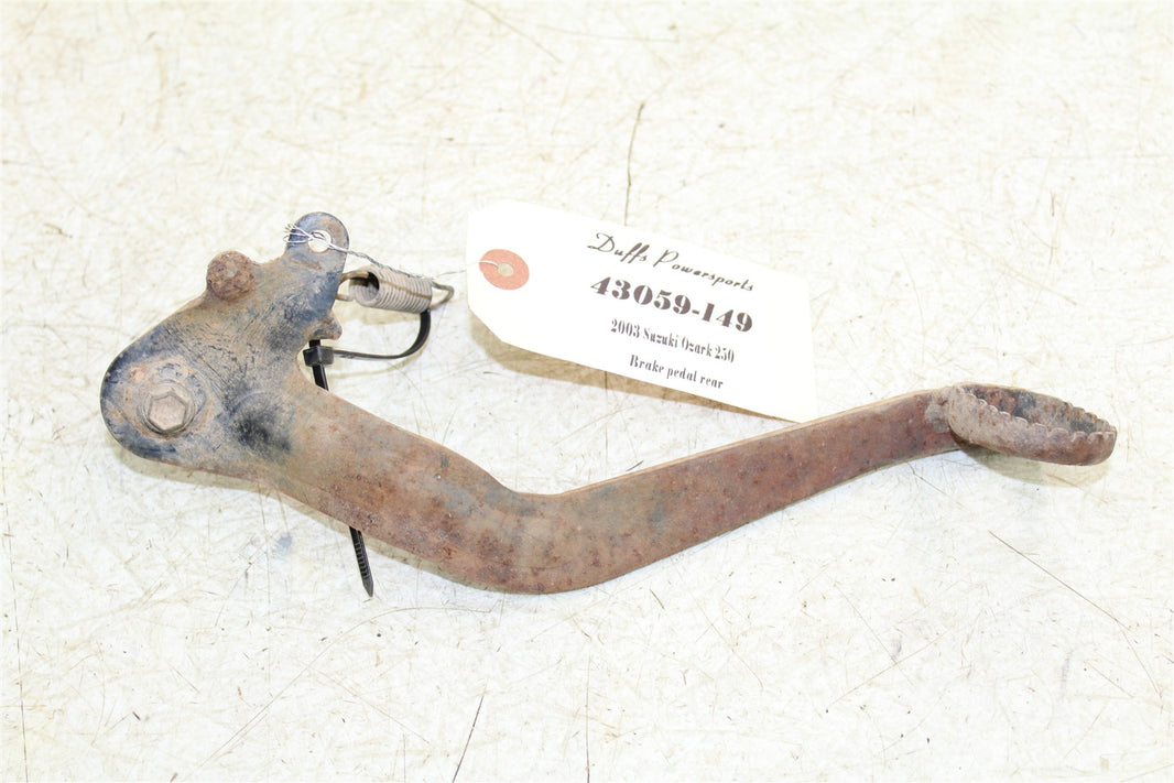 2003 Suzuki Ozark 250 Rear Brake Pedal 43059
