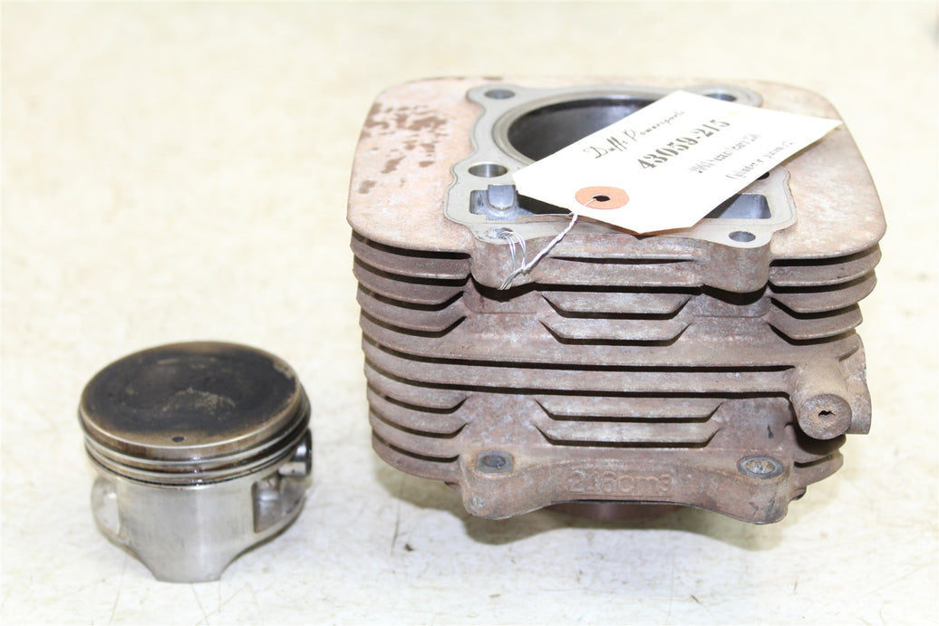 2003 Suzuki Ozark 250 Engine Cylinder Jug w/ Piston 43059
