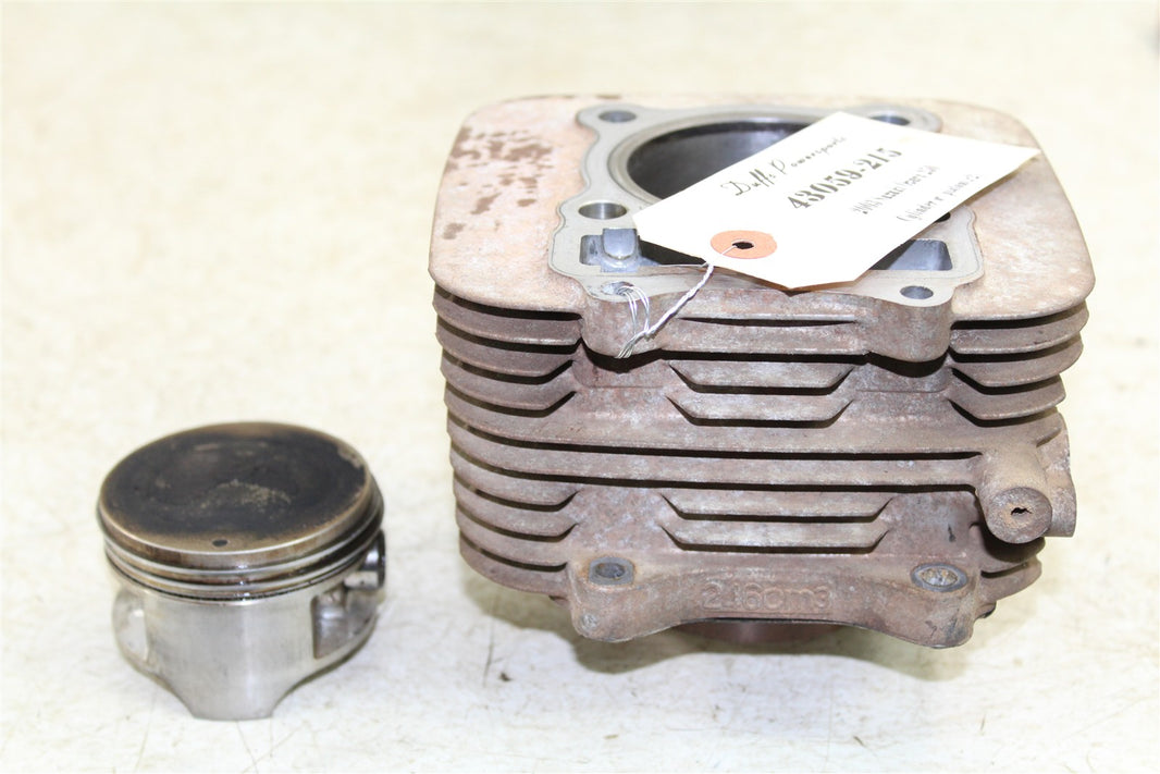 2003 Suzuki Ozark 250 Engine Cylinder Jug w/ Piston 43059