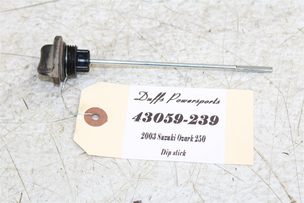 2003 Suzuki Ozark 250 Dip Stick Oil Cap Gauge 43059