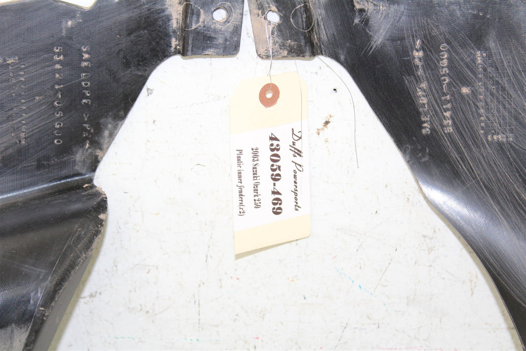 2003 Suzuki Ozark 250 Plastic Inner Fenders Side Panels Left Right 43059