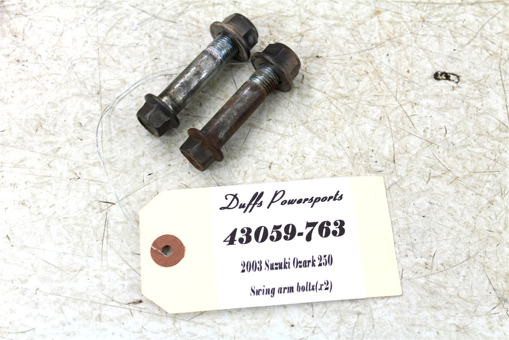 2003 Suzuki Ozark 250 Swingarm Pivot Bolts Swing Arm Nut 43059