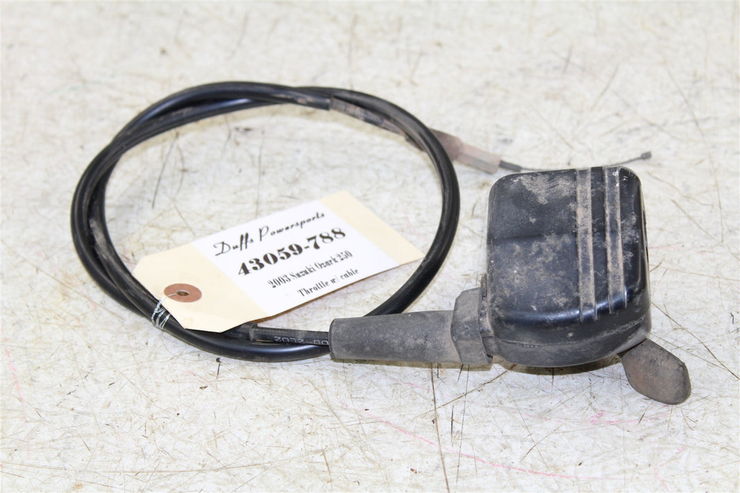 2003 Suzuki Ozark 250 Throttle Lever Housing w/ Cable 43059