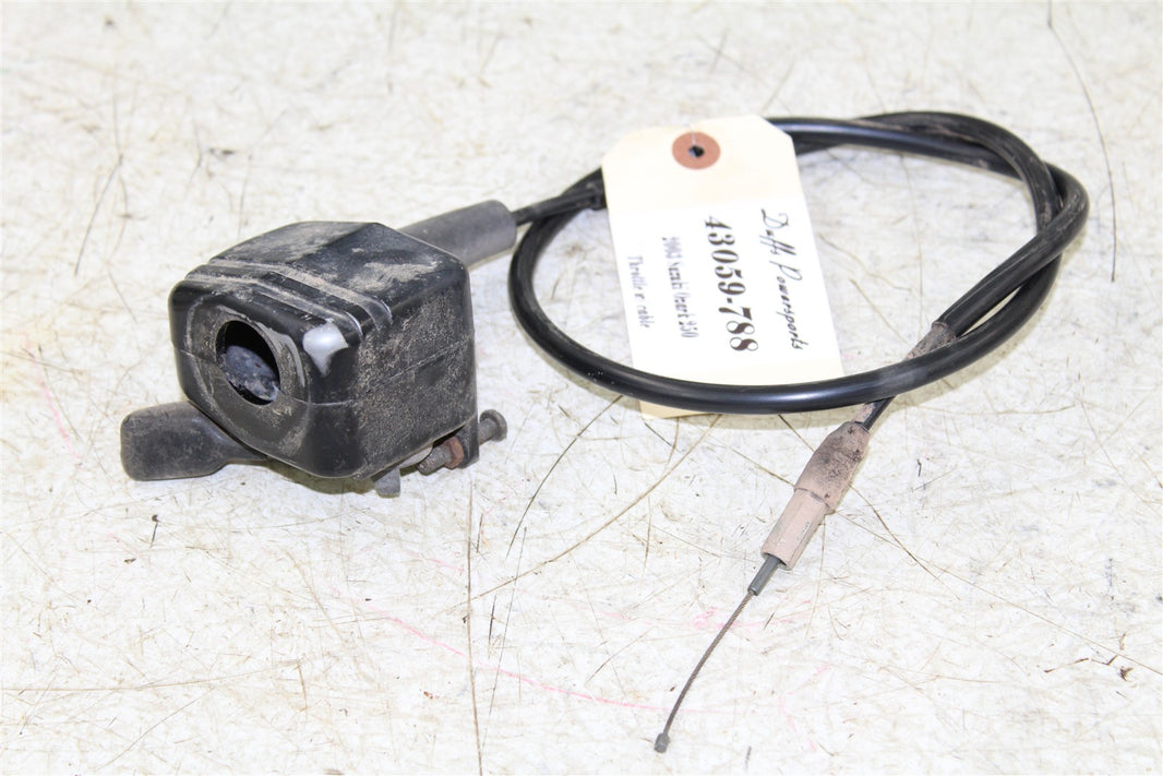 2003 Suzuki Ozark 250 Throttle Lever Housing w/ Cable 43059