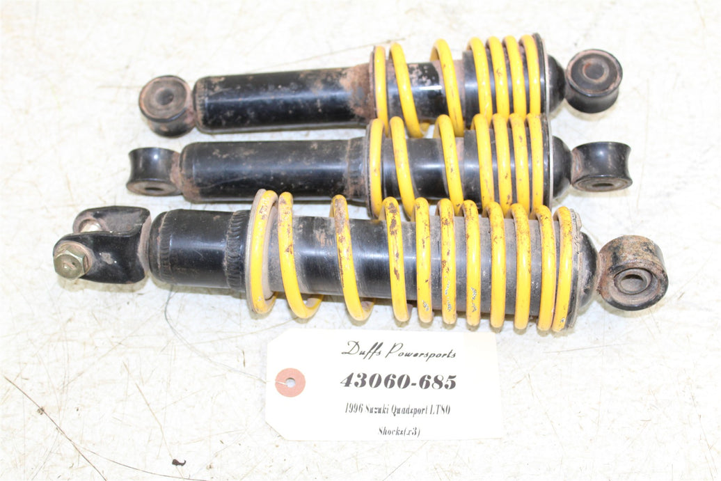 1996 Suzuki Quadsport LT 80 Front & Rear Shocks Spring Absorber Left Right 43060