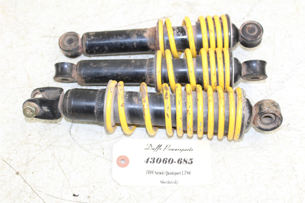 1996 Suzuki Quadsport LT 80 Front & Rear Shocks Spring Absorber Left Right 43060