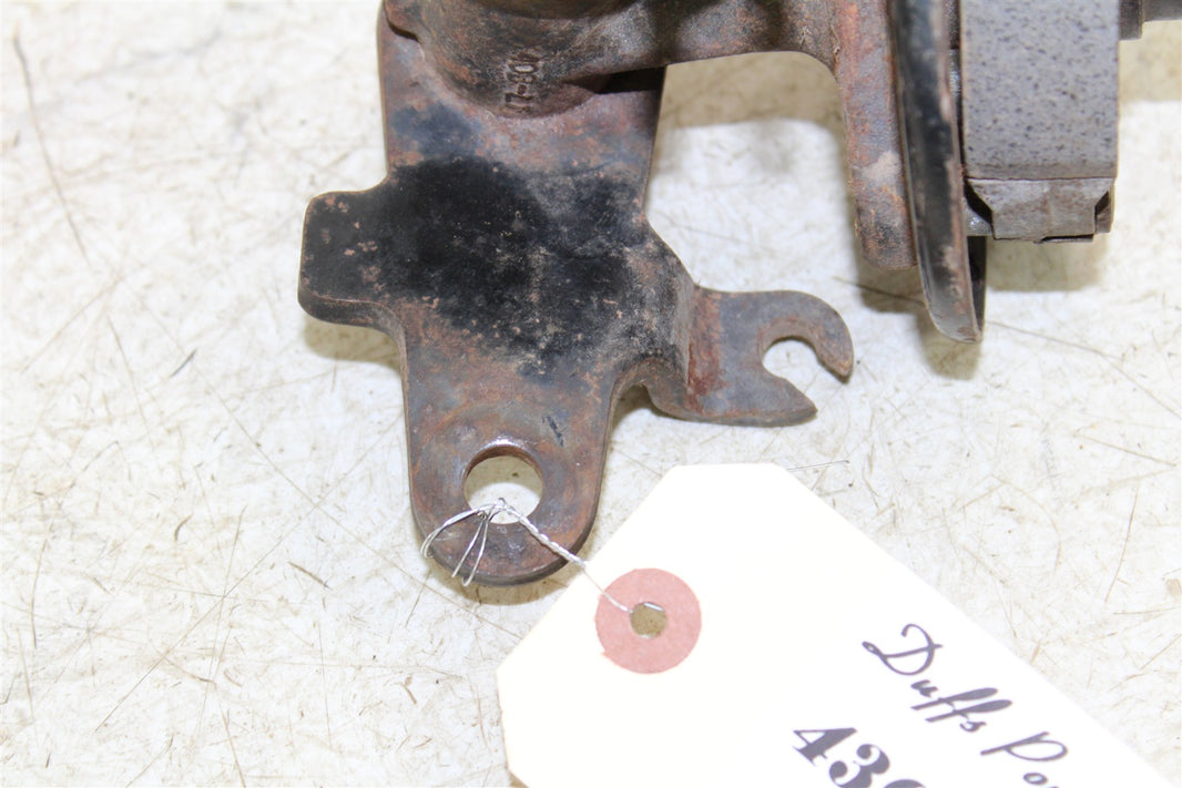 1996 Suzuki Quadsport LT 80 Front Left Spindle Knuckle w/ Brake Plate Shoe 43060