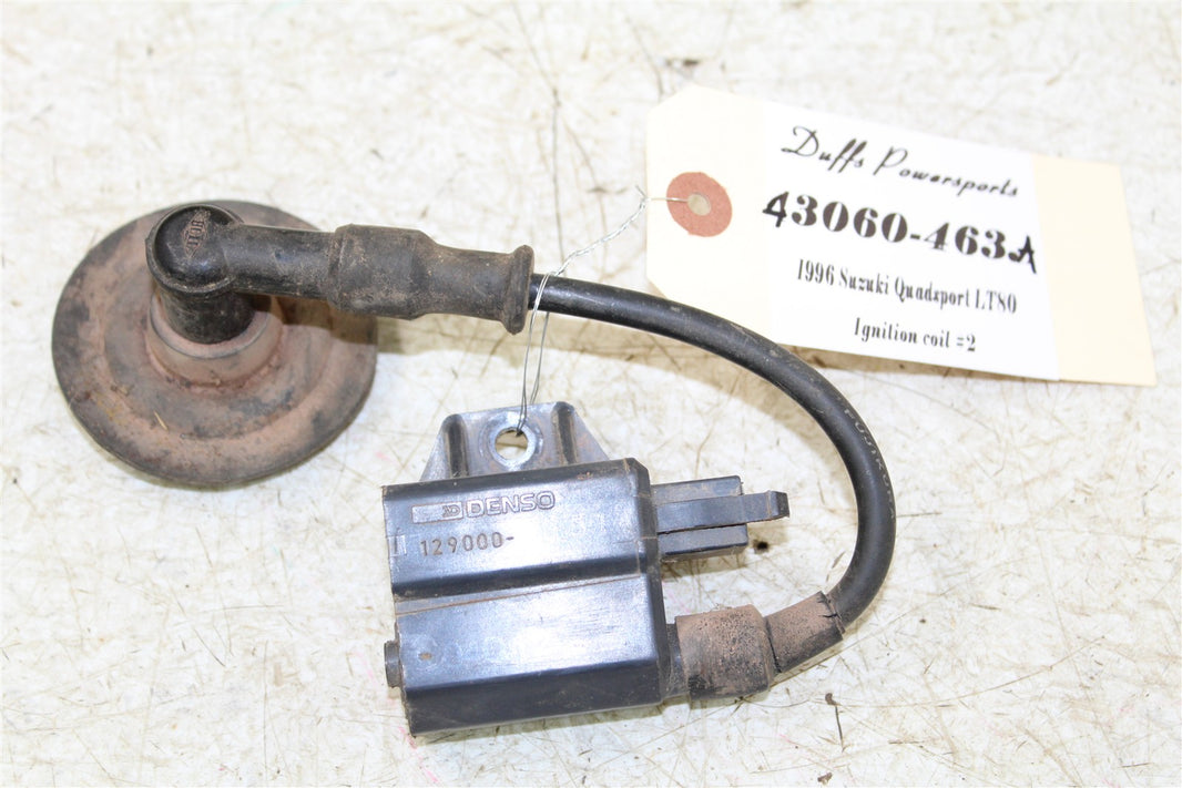 1996 Suzuki Quadsport LT 80 Ignition Coil Wire Spark Plug Boot 43060
