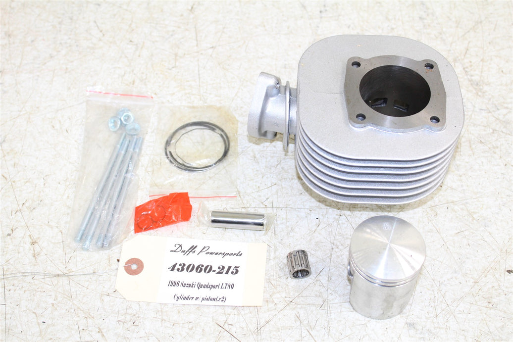 1996 Suzuki Quadsport LT 80 Engine Cylinder Jug w/ Piston NEW Aftermarket 43060
