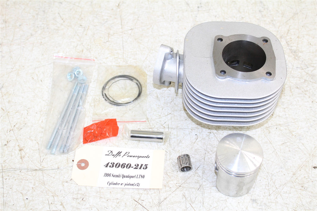 1996 Suzuki Quadsport LT 80 Engine Cylinder Jug w/ Piston NEW Aftermarket 43060