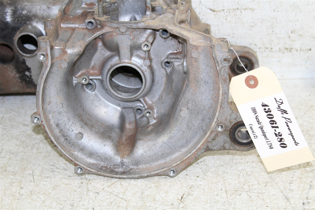 1998 Suzuki Quadsport LT 80 Engine Cases Crankcase Left Right 43061