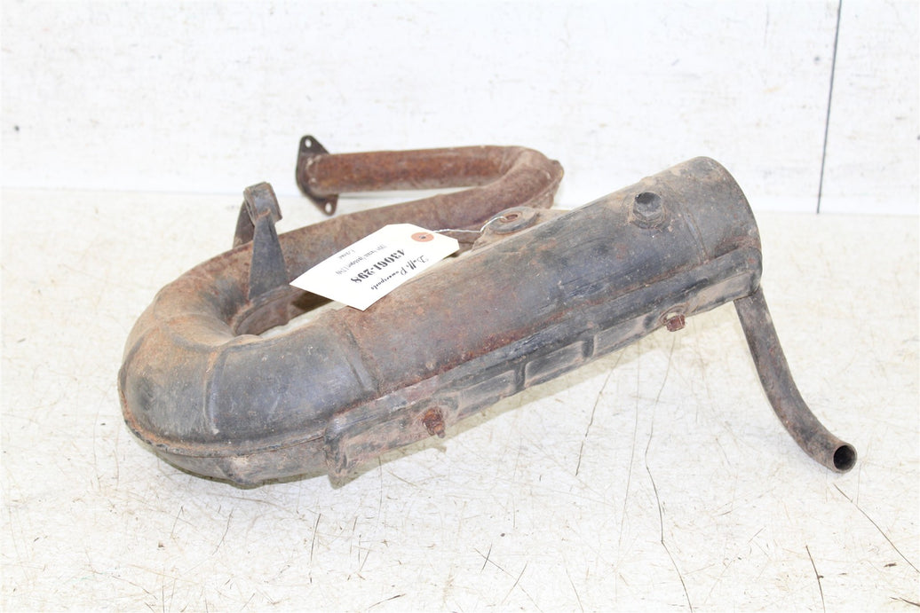 1998 Suzuki Quadsport LT 80 Exhaust Head Pipe Silencer Muffler 43061