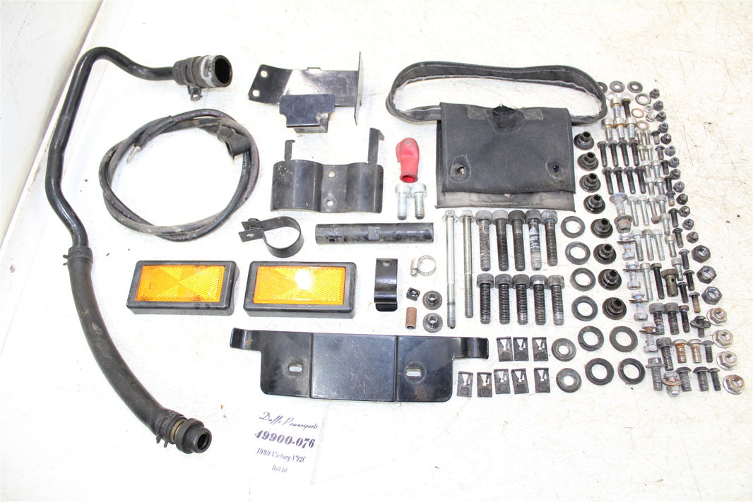 1999 Victory Motorcycle V92C Chassis Bolt Kit Hardware Wire Bracket Hose 49900
