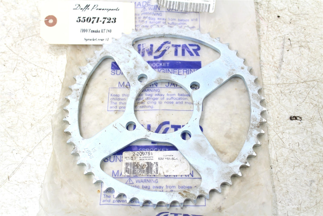 1990 Yamaha RT 180 Sunstar Rear Sprocket 51 Teeth 55071