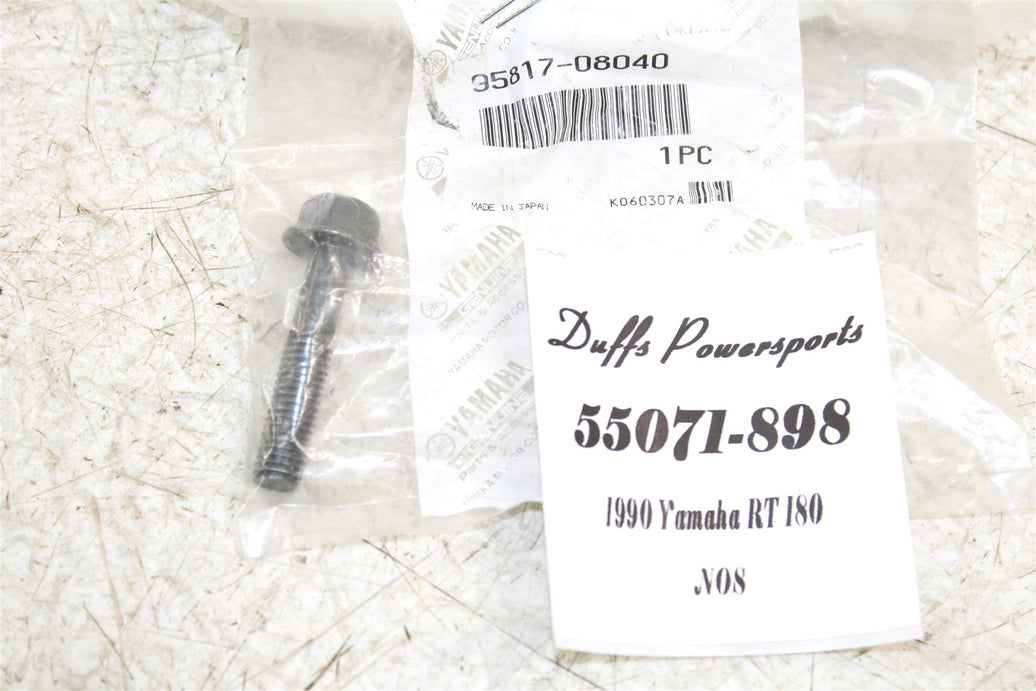 NOS Genuine Yamaha Exhaust Flange Bolt 95817-08040 NEW 55071