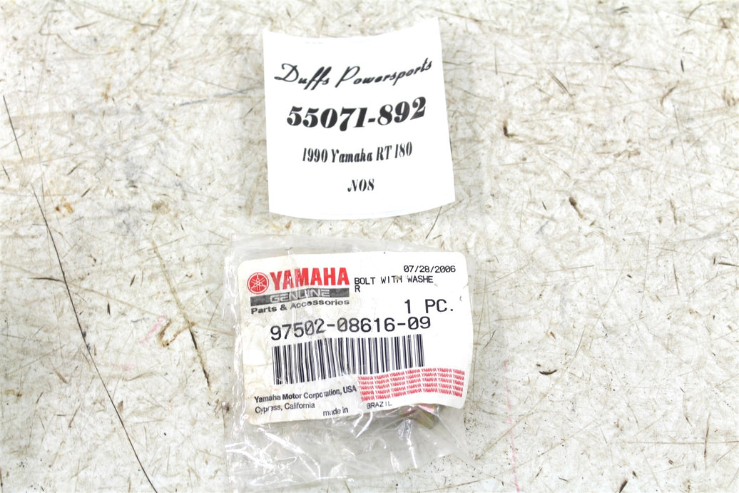 NOS Genuine Yamaha Hex Bolt & Washer 97502-08616-09 NEW 55071