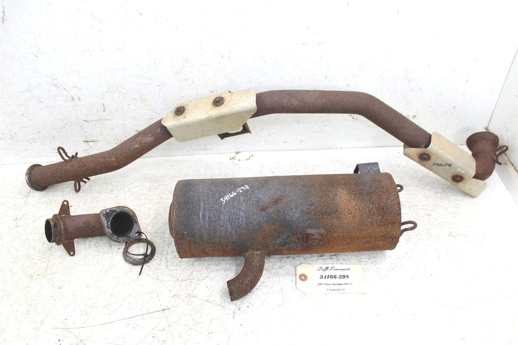 2004 Polaris Sportsman 500 4x4 Exhaust Head Pipe Silencer Muffler 34166