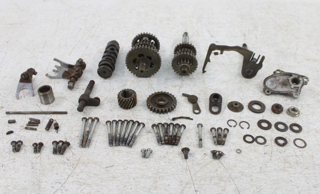 1978 Yamaha DT 100 Transmission Gears Shift Shaft Drum Forks Clutch Rod