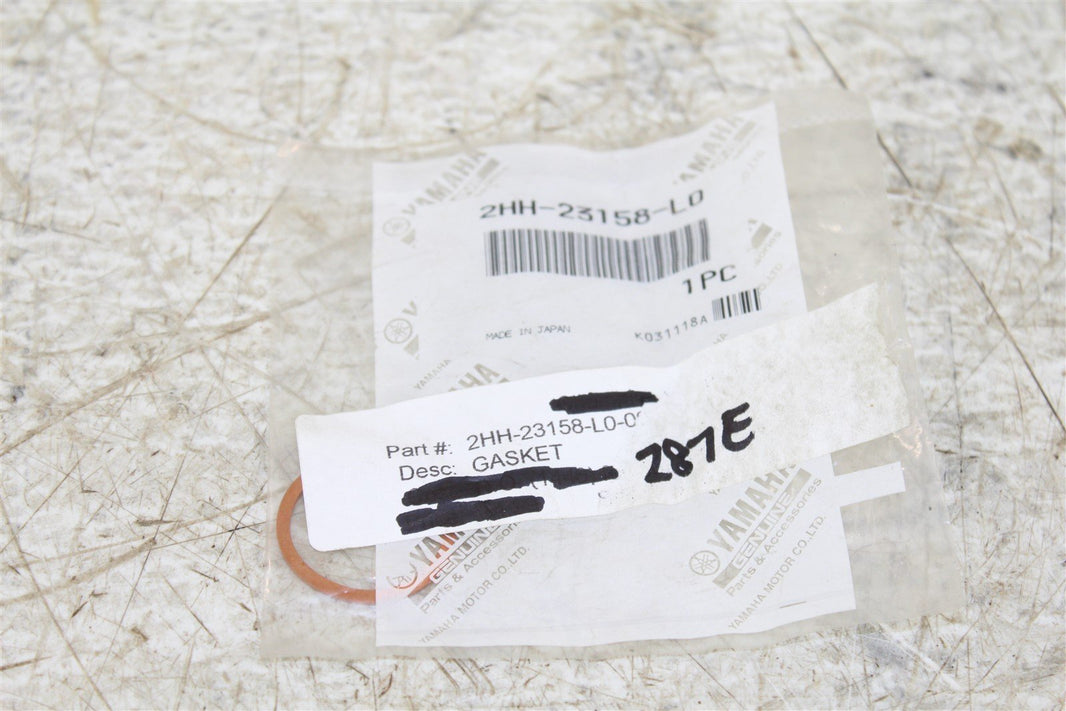 NOS Genuine Yamaha Copper Gasket YZ80 YZ125 TTR250 WR250 NEW OEM 2HH-23158-L0