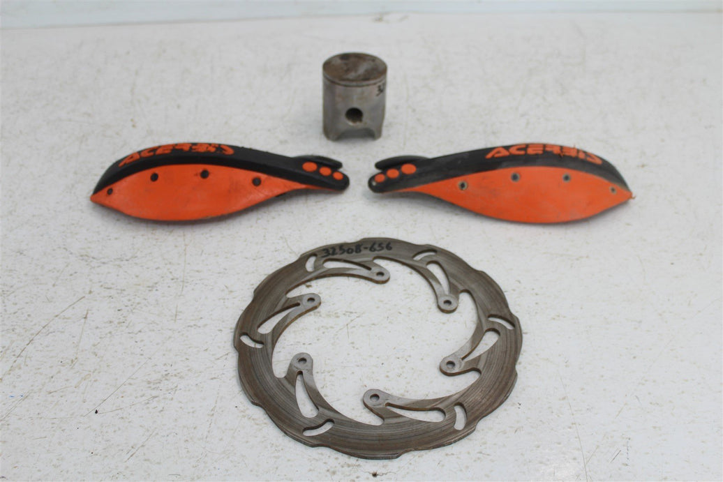 2002 KTM 250 SX Piston Rings Top End Rear Brake Rotor Disc Acerbis Hand Guards