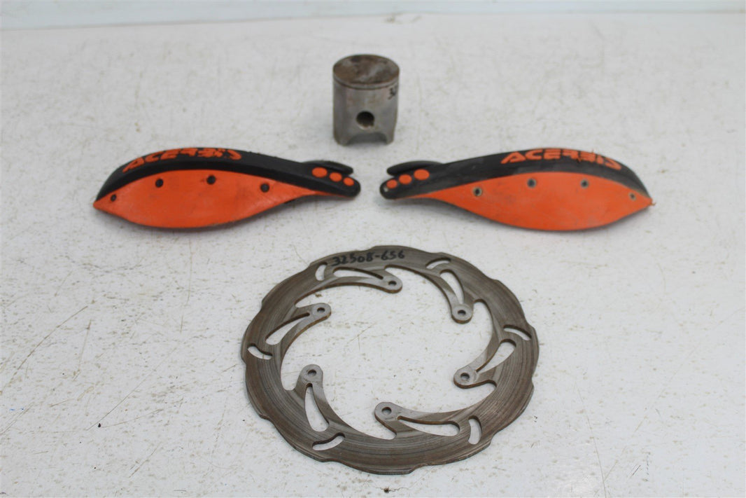 2002 KTM 250 SX Piston Rings Top End Rear Brake Rotor Disc Acerbis Hand Guards