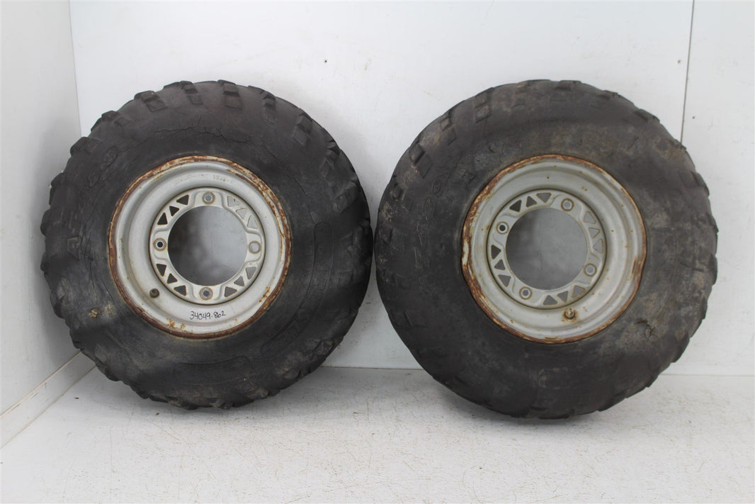 1993 Polaris 250 4x4 Front Wheel Set Rims Tires