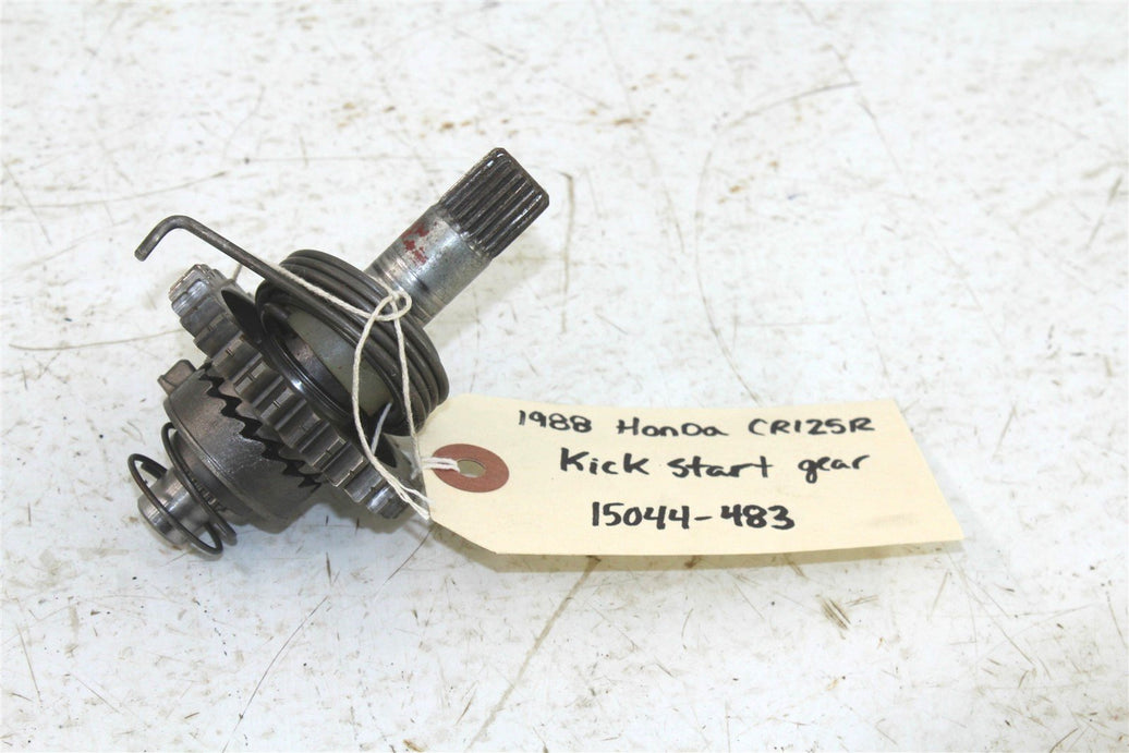 1988 Honda CR125R Kick Start Shaft Spring Kicker Gear