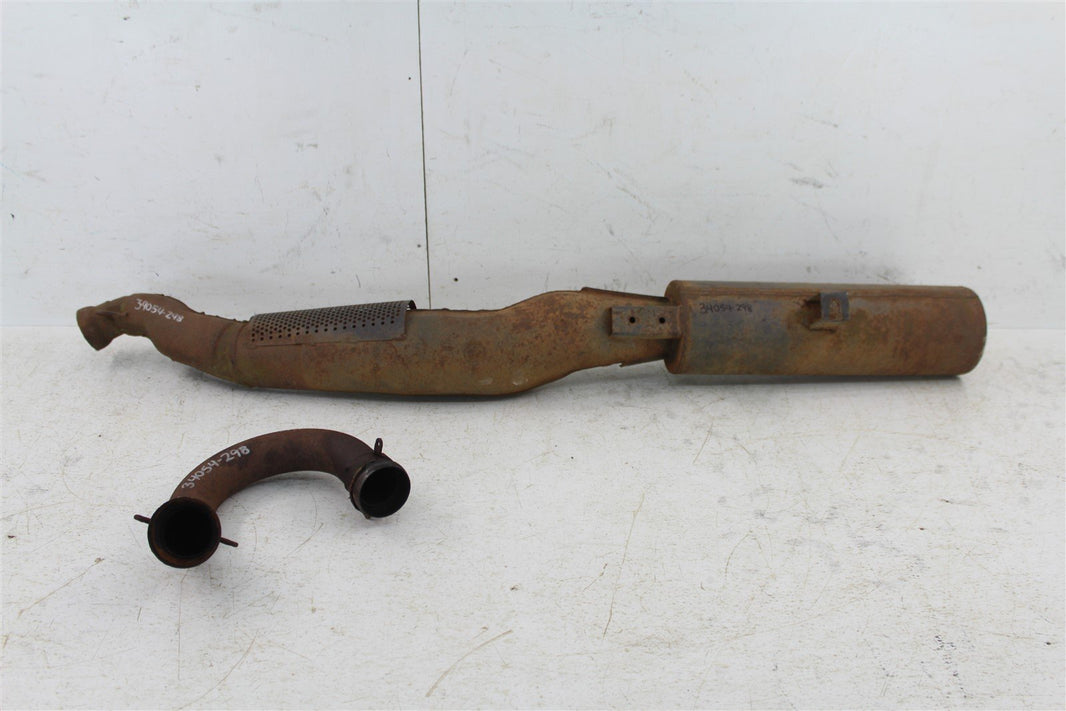 1996 Polaris Xpress 400 Exhaust Header Silencer Muffler