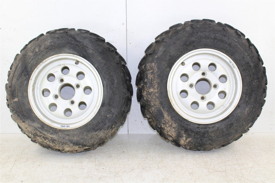 2003 Suzuki Vinson 500 Front Wheel Set Rims Tires