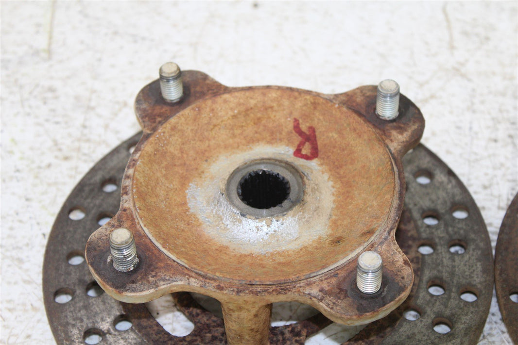 2002 Kawasaki Prairie 300 4x4 Front Hubs Brake Rotors