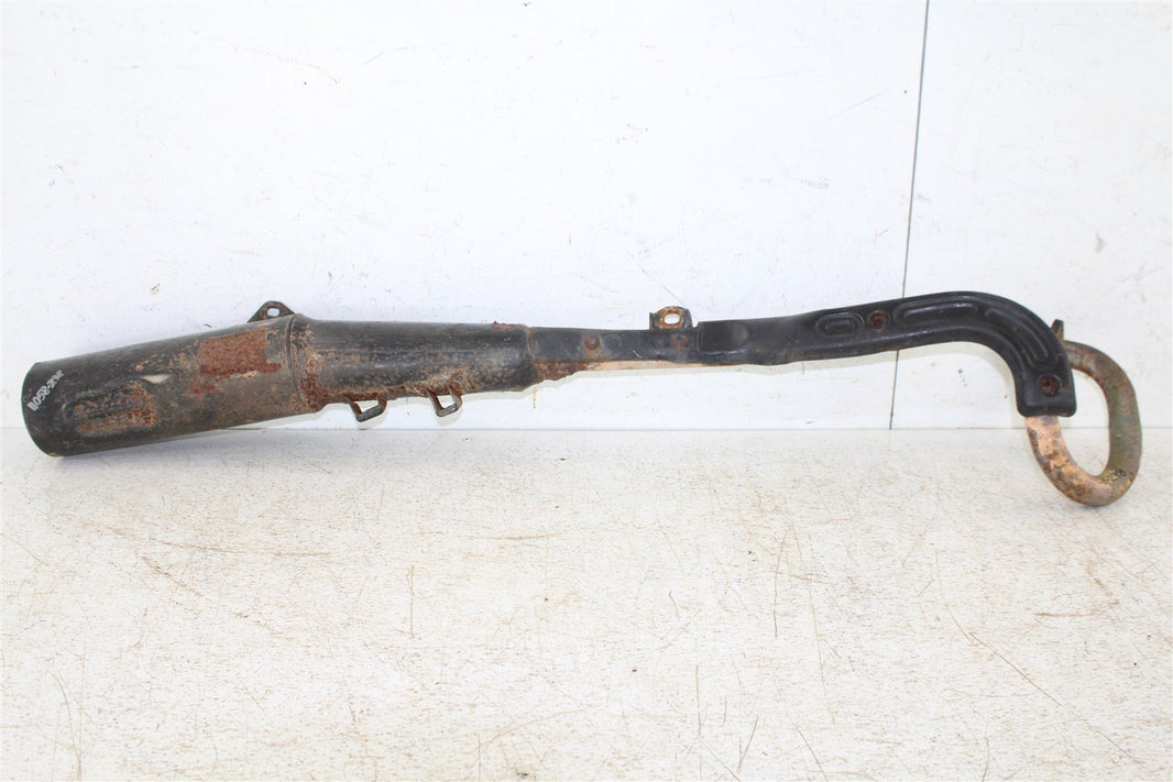 1989 Honda Fourtrax TRX 300 2x4 Exhaust Head Pipe Silencer Muffler