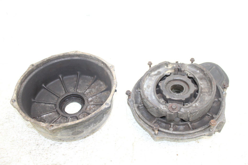 1986 Honda Fourtrax TRX 250 2x4 Rear Brake Drum Panel Hub Backing Plate w/ Cover