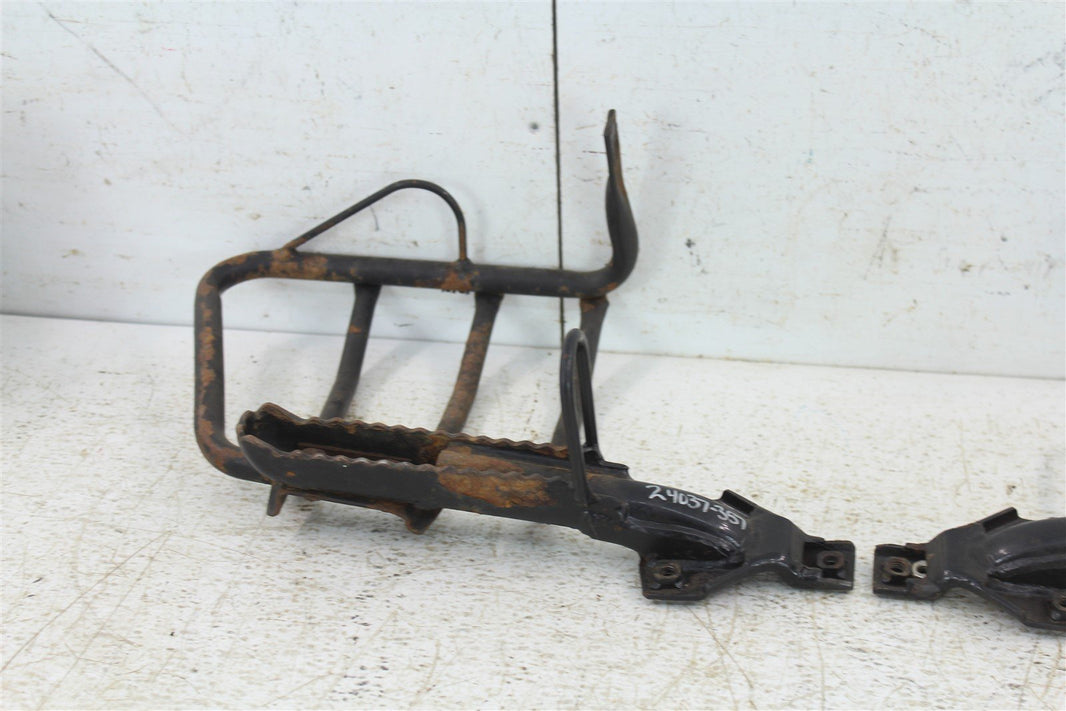 2005 Kawasaki Bayou 250 Foot Pegs Rests Set Heel Guards Frames