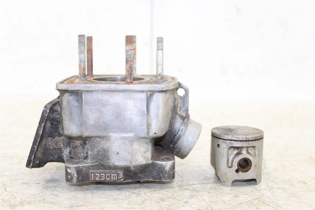 1981 Yamaha YZ 125 Engine Cylinder Jug w/ Piston