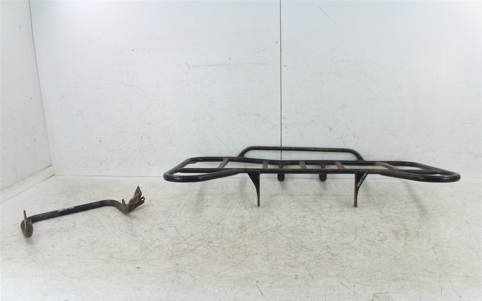 1998 Yamaha Big Bear 350 4x4 Rear Rack Mount Carrier w/ Support Grab Bar