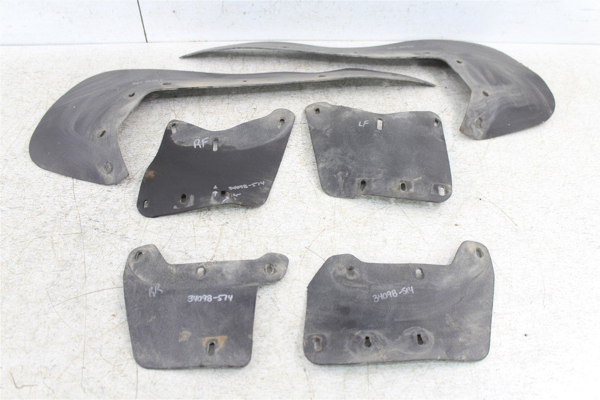 1999 Polaris Trail Boss 250 2x4 Mud Flaps Kick Plates Shields Front Rear