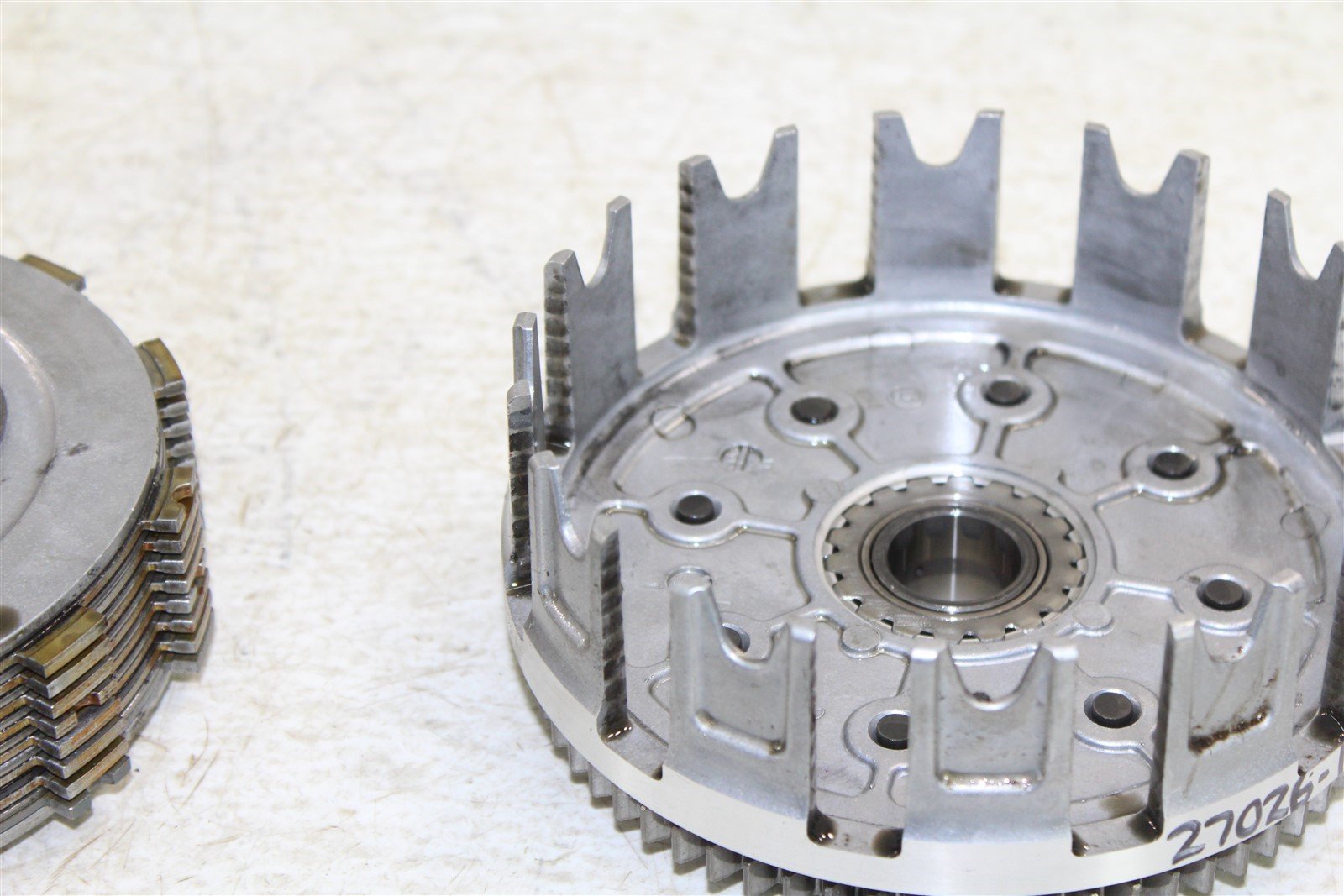 2007 Kawasaki KX 250F Clutch Basket Inner Hub Pressure Plate