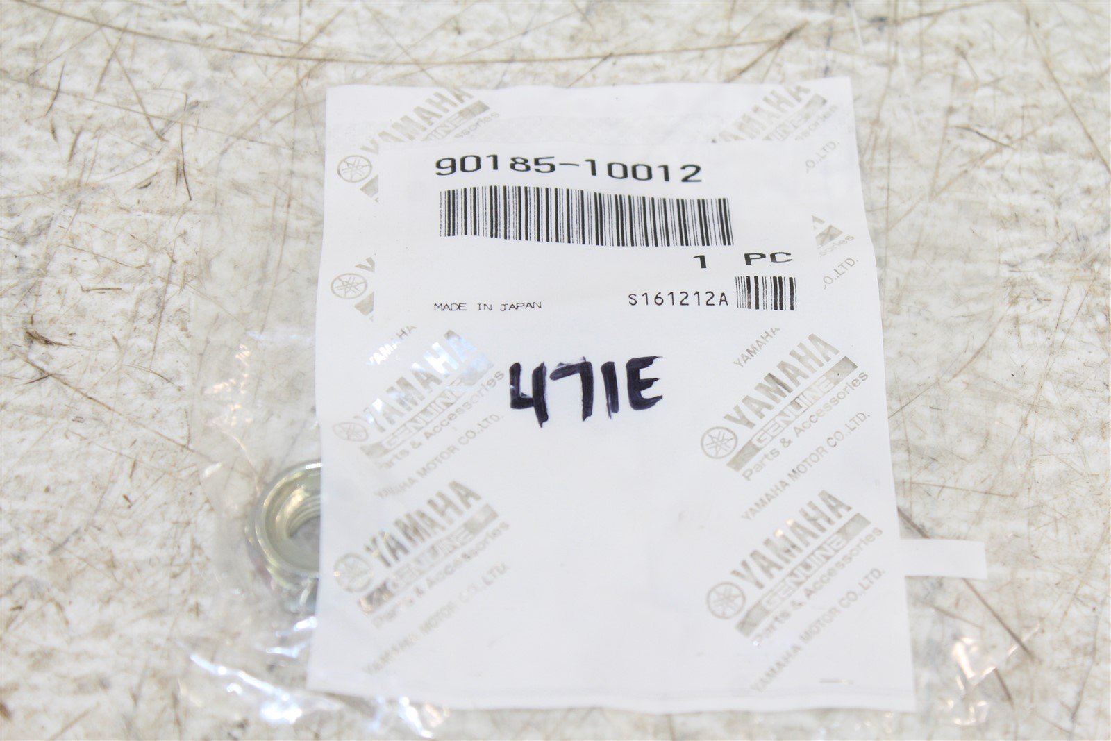 NOS Genuine Yamaha Self-Locking Nut OEM 90185-10012-00 Raptor Rhino