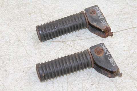 1982 Honda CM 450 CM450C Passenger Foot Rest Pegs Set