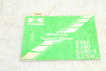 OEM Kawasaki Owners Manual KX60 KX80-II KX100 99920-1901-02