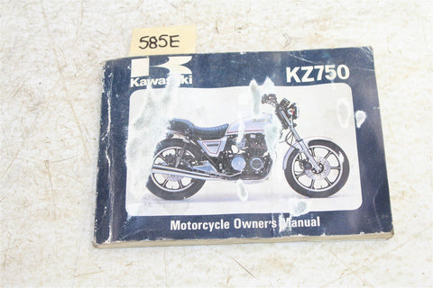 1981 Kawasaki KZ750 Motorcycle Owners Manual P/N 99920-1104-01