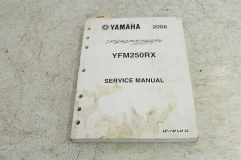 2008 Yamaha Raptor 250 YFM250RX Owners Service Repair Manual LIT-11616-21-22