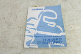 2002 Genuine OEM Yamaha TTR125 PC / LWPC Owners Service Repair Shop Manual Book