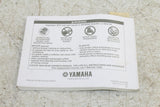 2008 Yamaha Grizzly 700FI YFM7FGPW Owner's Manual 5C0-28199-10