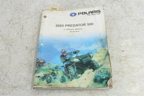 2005 Polaris Predator 500 ATV Shop Service Manual 9919514