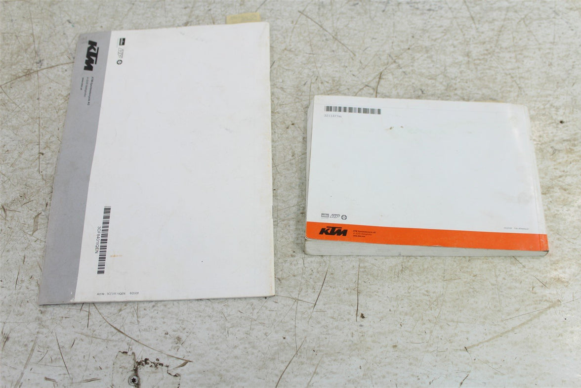 2009 KTM 450 XC ATV Owners Manual Spanish Manual De Instrucciones Spare Part