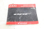 2009 Honda CRF450R CRF450 CRF 450 Owner's Manual and Competition Handbook