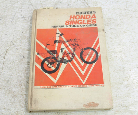 Vintage Chilton’s 1963-1972 Honda OHC Single Cylinder Repair & Tune Up Manual