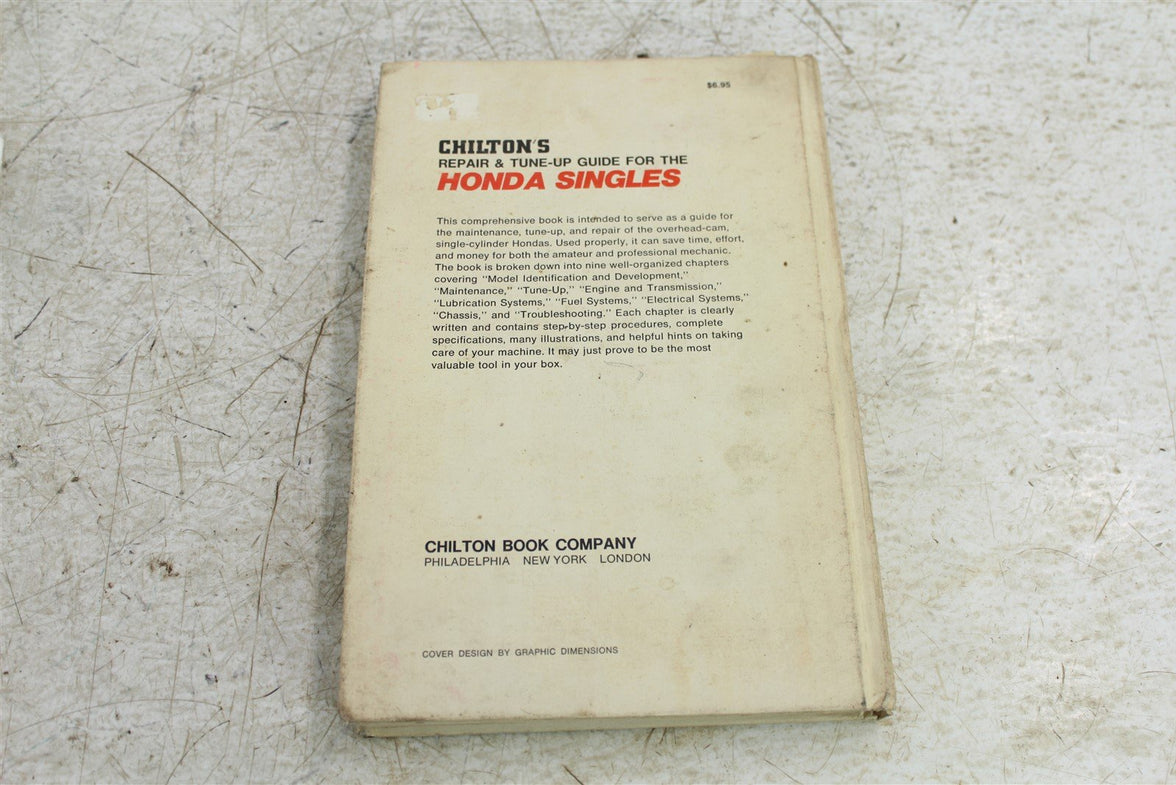 Vintage Chilton’s 1963-1972 Honda OHC Single Cylinder Repair & Tune Up Manual